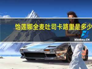 饴莲娜 全麦吐司卡路里是多少