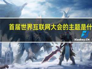 首届世界互联网大会的主题是什么