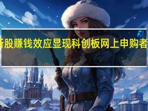 首批新股赚钱效应显现 科创板网上申购者再增10万户