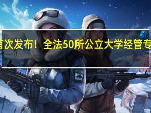 首次发布！全法50所公立大学经管专业榜单，巴黎九大实力最强！