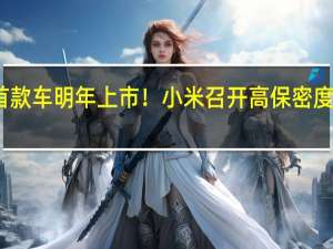 首款车明年上市！小米召开高保密度闭门会：汽车产业链到场