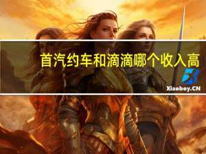首汽约车和滴滴哪个收入高（首汽约车和滴滴哪个好做?）