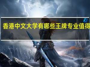 香港中文大学有哪些王牌专业值得推荐