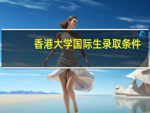 香港大学国际生录取条件