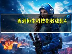 香港恒生科技指数涨超4%