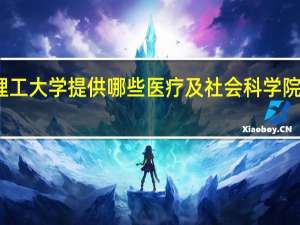 香港理工大学提供哪些医疗及社会科学院的本科专业