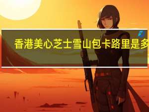 香港美心芝士雪山包卡路里是多少