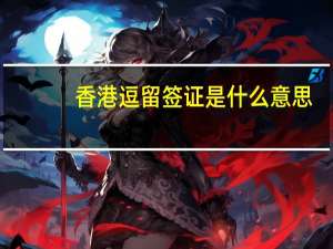 香港逗留签证是什么意思