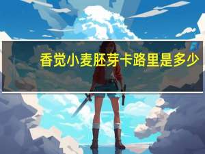 香觉 小麦胚芽卡路里是多少