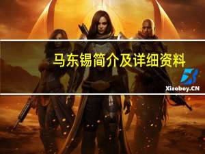 马东锡简介及详细资料