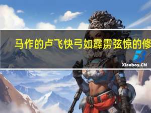 马作的卢飞快 弓如霹雳弦惊的修辞（马作的卢飞快弓如霹雳弦惊赏析）