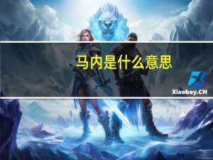 马内是什么意思