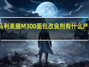 马利美膳M300面包改良剂有什么产品特性