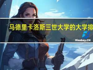 马德里卡洛斯三世大学的大学排名