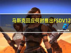 马斯克回应何时推出FSD V12：训练计算将很快不再是限制因素