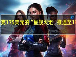 马斯克175美元的“星舰火炬”推迟至11月底交付