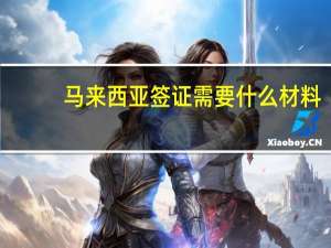 马来西亚签证需要什么材料