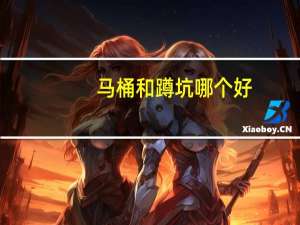 马桶和蹲坑哪个好
