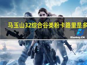 马玉山 32综合谷类粉卡路里是多少