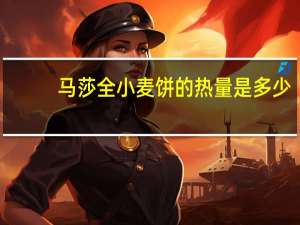 马莎 全小麦饼的热量是多少