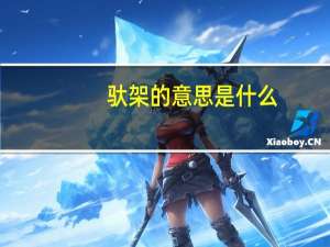 驮架的意思是什么