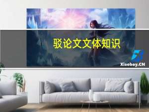 驳论文文体知识