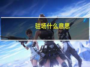 驻场什么意思