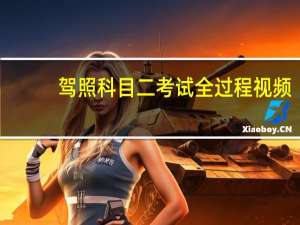 驾照科目二考试全过程视频（驾照科目二考试全过程）