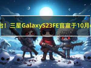 骁龙三星双平台！三星Galaxy S23 FE官宣于10月4日在印度发布