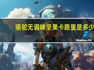 骆驼 无调味坚果卡路里是多少