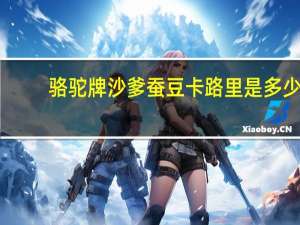 骆驼 牌沙爹蚕豆卡路里是多少