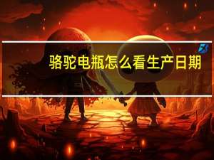 骆驼电瓶怎么看生产日期