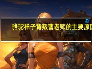 骆驼祥子背叛曹老师的主要原因