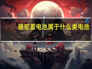 骆驼蓄电池属于什么类电池