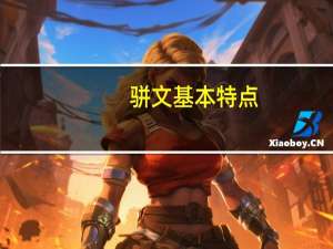 骈文基本特点（骈体文特点）