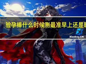 验孕棒什么时候测最准早上还是晚上（验孕棒什么时候测最准）