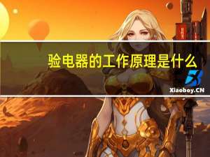 验电器的工作原理是什么