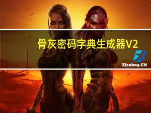 骨灰密码字典生成器 V2.0 绿色免费版（骨灰密码字典生成器 V2.0 绿色免费版功能简介）