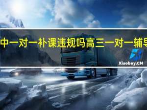 高中一对一补课违规吗 高三一对一辅导价格表