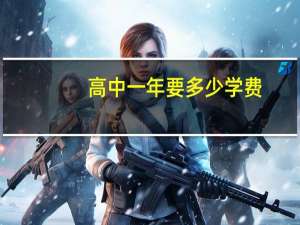 高中一年要多少学费