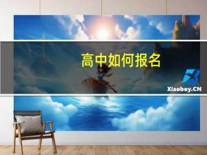 高中如何报名
