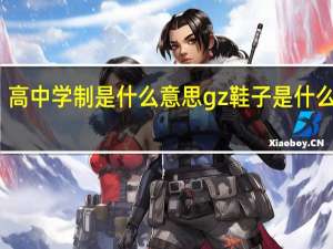高中学制是什么意思 gz鞋子是什么牌子