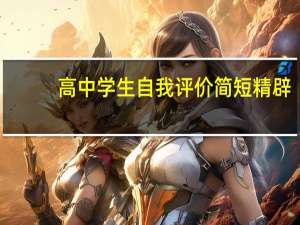 高中学生自我评价简短精辟（高中学生自我评价100）