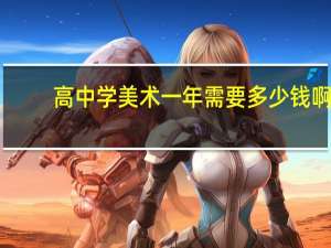 高中学美术一年需要多少钱啊