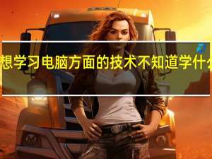 高中毕业 想学习电脑方面的技术 不知道学什么比较有有发展