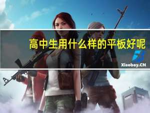 高中生用什么样的平板好呢