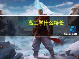 高二学什么特长