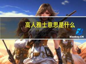 高人雅士意思是什么