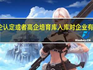 高企认定或者高企培育库入库对企业有什么好处
