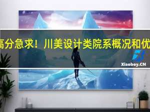 高分急求！川美设计类院系概况和优劣程度